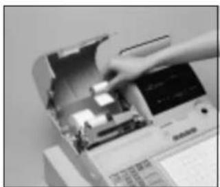 CASIO TK-7500 - Auswechseln des Journalstreifens - 10
