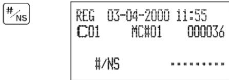 #/NS REG 03-04-2000 11:55 C01 MC#01 000036 #/NS ********