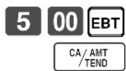 CASIO TK-6500 - Ohne fälliges Wechselgeld - 6