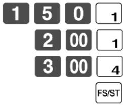 CASIO TK-6500 - "Food Stamp" mit fälligem Wechselgeld - 1