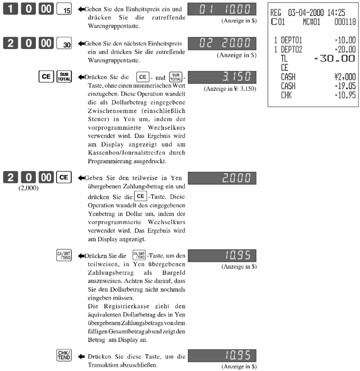 CASIO TK-6500 - BEDIENUNG DISPLAY KASSENBON - 1