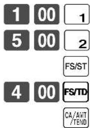 CASIO TK-6500 - Ohne fälliges Wechselgeld (Fortsetzung) - 2