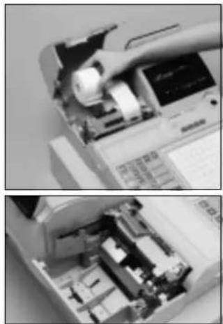 CASIO TK-6500 - Einsetzen des Kassenbonstreifens - 2