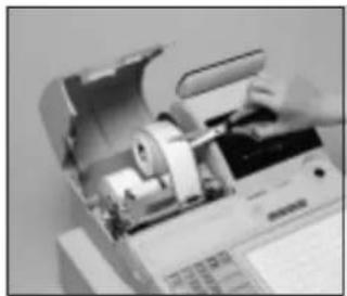 CASIO TK-6500 - Auswechseln des Journalstreifens - 5