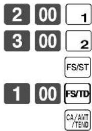 CASIO TK-6500 - Ohne fälliges Wechselgeld (Fortsetzung) - 1