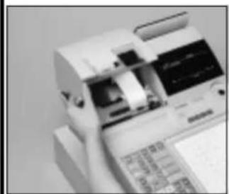 CASIO TK-6500 - Einsetzen des Kassenbonstreifens - 7