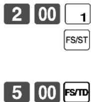 CASIO TK-6500 - "Food Stamp" mit fälligem Wechselgeld - 2