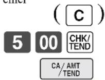 CASIO TE-8500F - BEDIENUNG KASSENBON - 2
