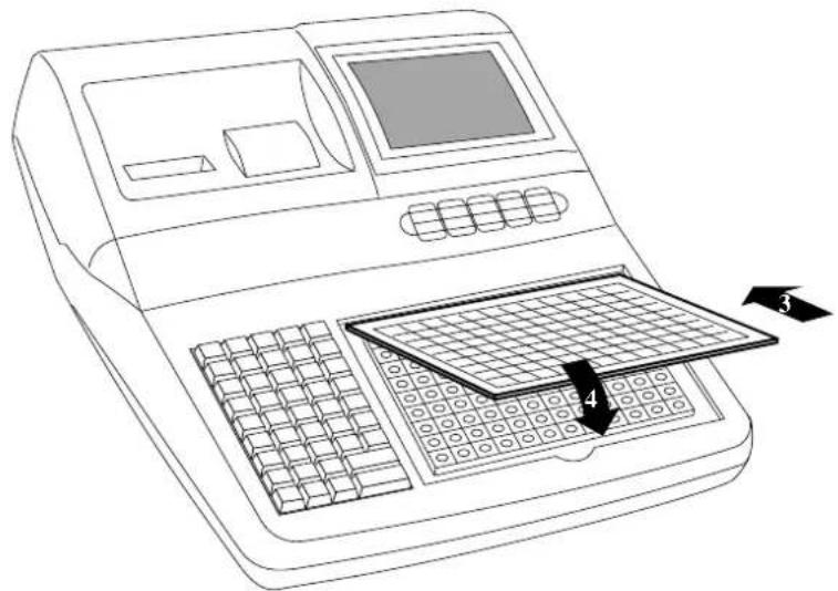 CASIO TE-8500F - Austauschen des Folienhalters - 1