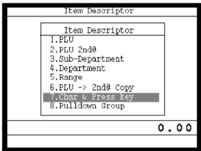 CASIO TE-8500F - Programmierungsvorgang für Funktionstastenzeichen - 2