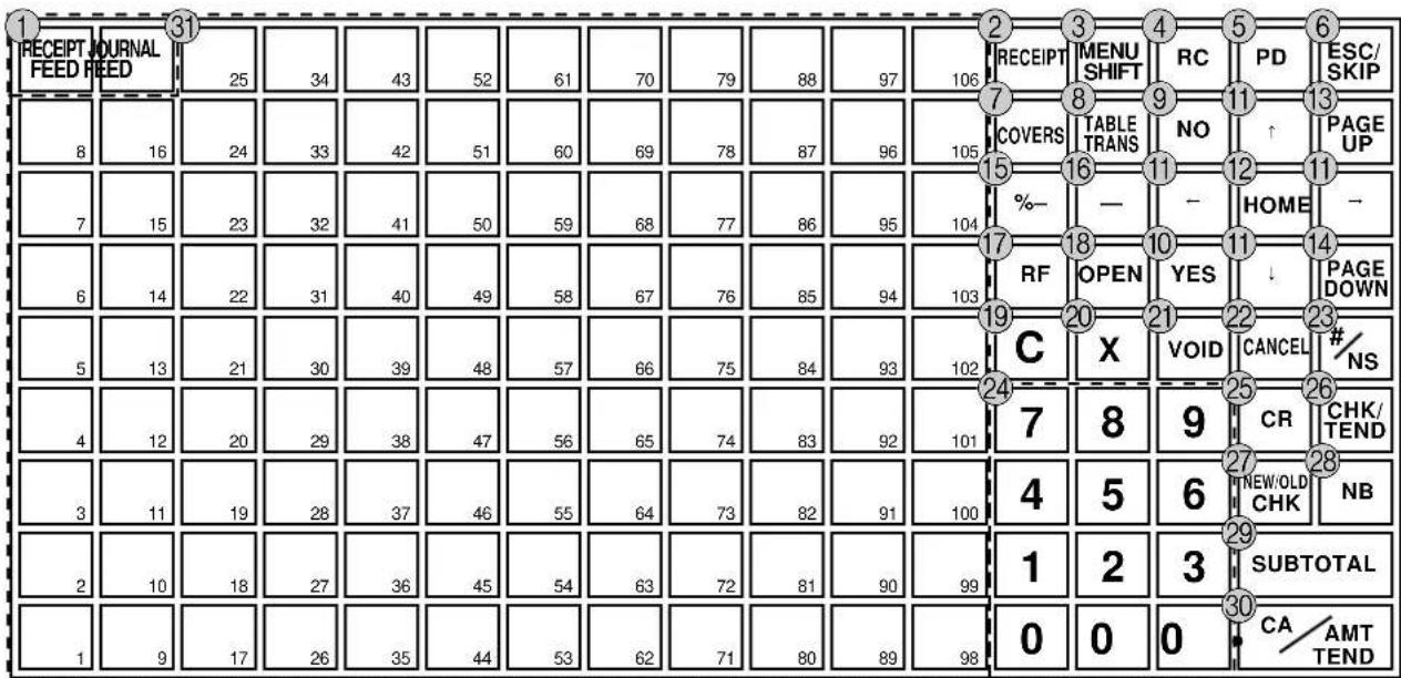 CASIO TE-8500F - Tastatur (TE-8500F) - 1