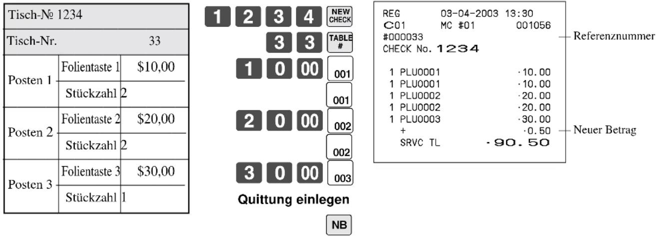 CASIO TE-8500F - Beispiel - 1
