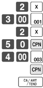 CASIO TE-8500F - BEDIENUNG KASSENBON - 1