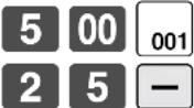 CASIO TE-8500F - BEDIENUNG KASSENBON - 1