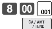 CASIO TE-8500F - BEDIENUNG KASSENBON - 1