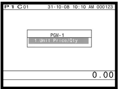 CASIO QT-6600 - Programmierung des Diskontsatzes und des Abschlagbetrags - 1