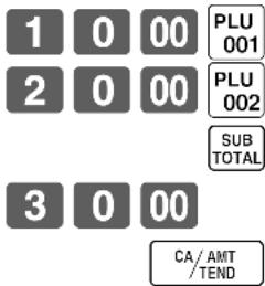 CASIO QT-6600 - Beispiel für den Kassenbon - 2