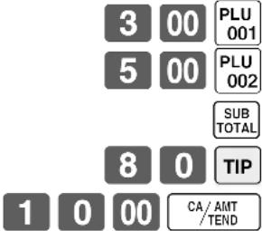 CASIO QT-6600 - Trinkgelder - 2