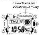 CASIO 2943 - Umschalten zwischen Vibrationswarnung und Pieptonwarnung - 1