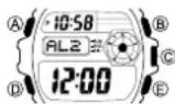 CASIO 2943 - Einstellen einer Alarmzeit - 1