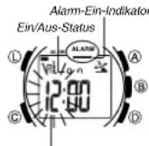 CASIO 2586 - Einstellen der Alarmzeit - 1