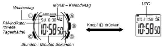 CASIO 2586 - Anzeigen des Zeitnehmungs-Modus - 1