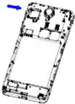 LENOVO S890 - Inserting the memory card - 1