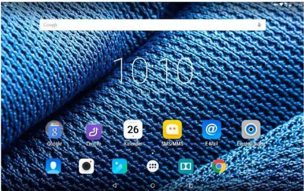 Google 10:10 Google Lenovo 26 Kalender SMS/MMS E-Mail Einstellungen