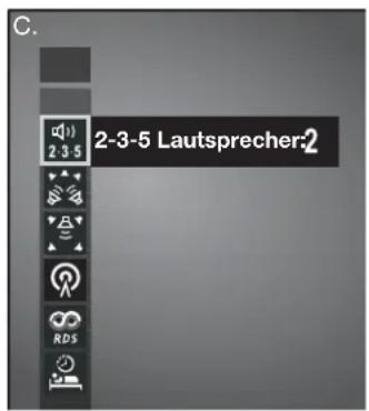 C. 2-3-5 Lautsprecher.2 RDS