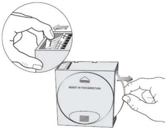 INSERT IN THIS DIRECTION