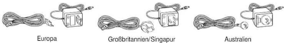 Europa Großbritannien/Singapur Australien