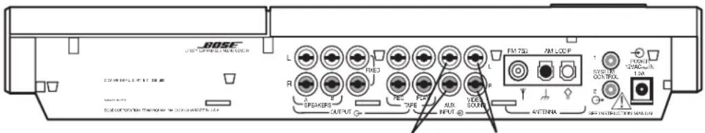 ROSE 100 V 120V 130V 140V R 5 SPEAKERS OUTPUT RWD RES TAFE FLUX LUX SOURCE INPUT FM 75Ω NM LOOP 1 POWER CONTROL 1.5A 2 SPRING MOUNTING MOUNT