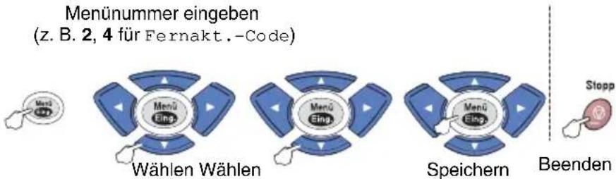 BROTHER T-102 - Navigationstasten und Funktionstabellen - 8