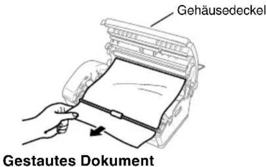 Gehäusedeckel Gestautes Dokument