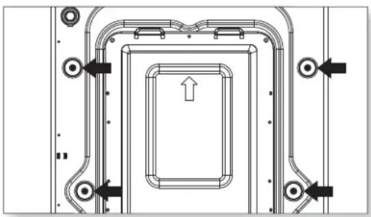 GORENJE WD96140 - Entfernen der Transportschrauben - 1