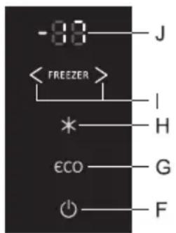 GORENJE NRKORA62E - EINSTELLUNG DER TEMPERATUR IM GERÄTEINNEREN - 1