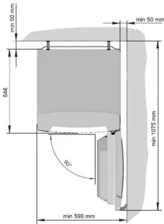 GORENJE NRKI4182 - Aufstellung des Geräts - 3