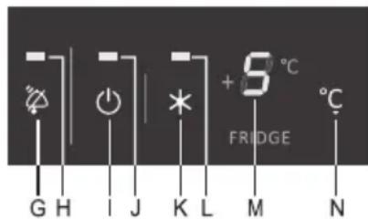 GORENJE NRKI5181 - Einstellung der Temperatur im Geräteinneren - 1