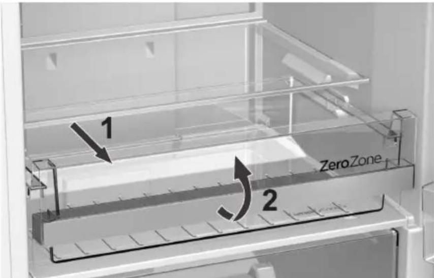 GORENJE NRK6192GW - Lagerung von Lebensmitteln im ZeroZone-Fach - 1