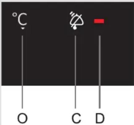 GORENJE NRK 63321 - Setting a lower temperature: - 1