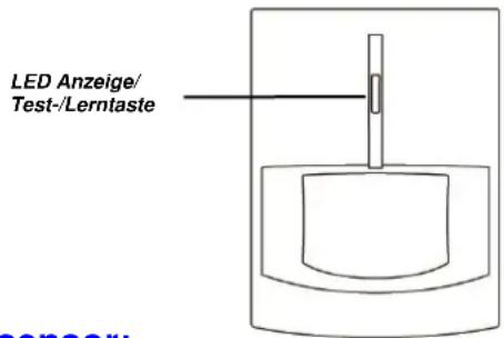 LED Anzeige/ Test-/Lerntaste
