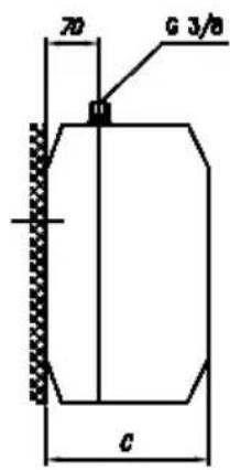GORENJE TEG S5 O - Montagemaße - 4
