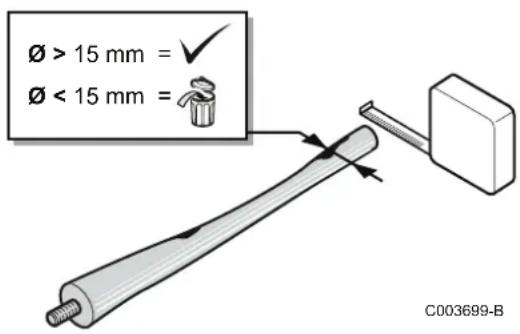 DE DIETRICH BP 200-2 - Kontrolle der Magnesiumanode - 1