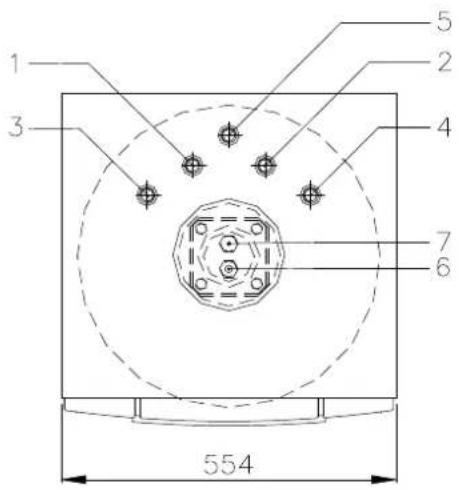 Remeha Aqua 110 - Abmessungen und Anschlüsse - 3