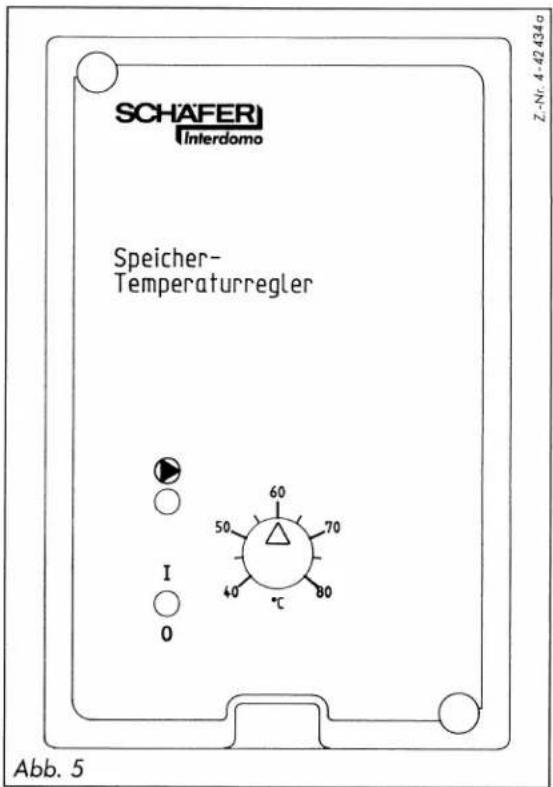Schäfer Heiztechnik Domocell C DLC300 - Temperatureinstellung - 1