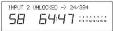INPUT 2 UNLOCKED -> 24/384 58 64:47 1 2 3 4 5 6 7 8 9 10 11 12 13 14 15 16