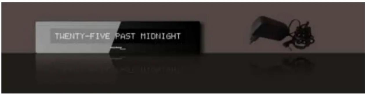 THENTY-FIVE PAST MIGNIGHT