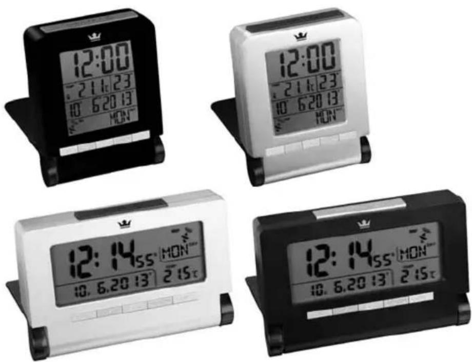Sempre GT-FRWE-03SB - Radio-Controlled Travel Alarm Clock - 1