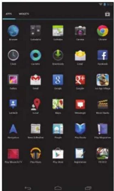 APPS WIGGETS Balance Calculator Calendar Camera Chrome Clock Currents Downloads Local Facebook Gelmos Global Google Google In Age Village Language Local Maps Desmages Movie Studio Navigation News & Digital People Play Studio Play Magazine Play Music&TV Play Music Play Store Registration FEB22