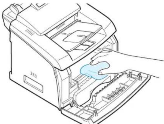 RICOH 2210L - Innenraum des Geräts reinigen - 2
